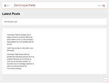 Tablet Screenshot of dominique-paille.fr